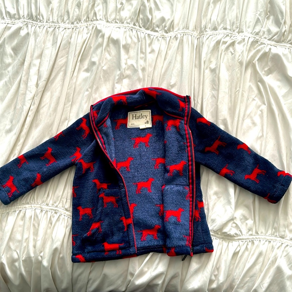 Hatley Toddler Boys Plush Zip Jacket